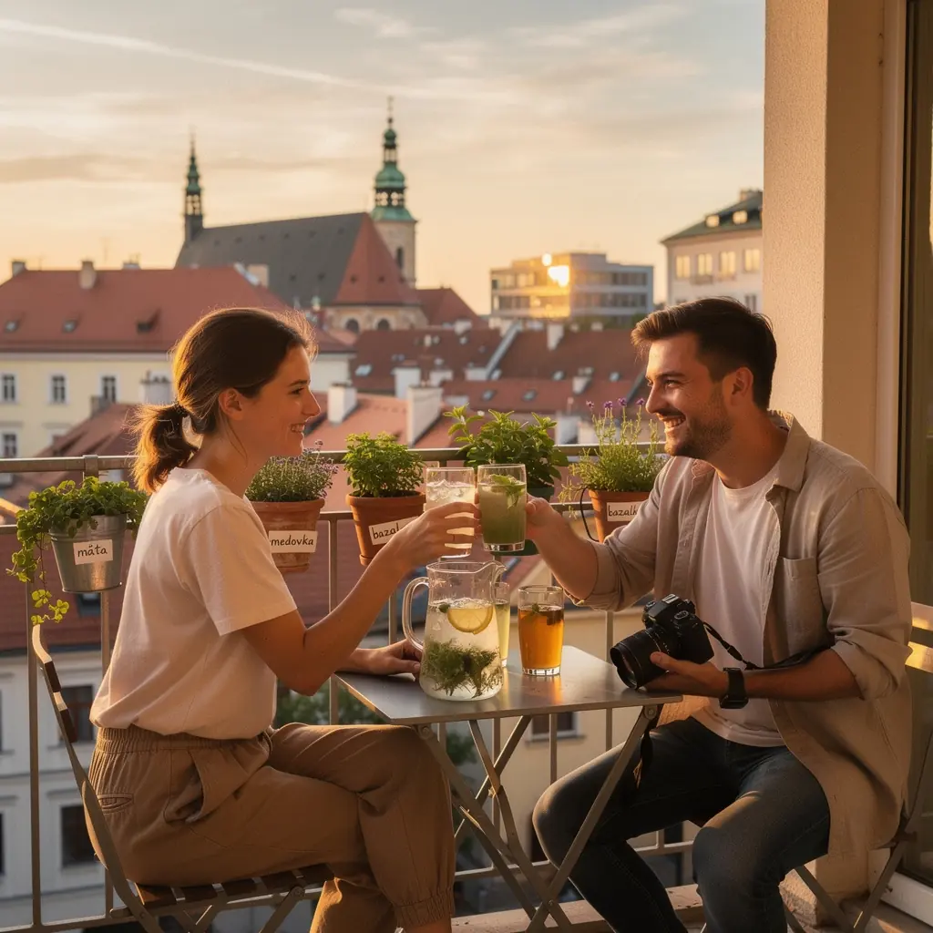 Ručne zbierané bylinky pripravené na varenie čaju