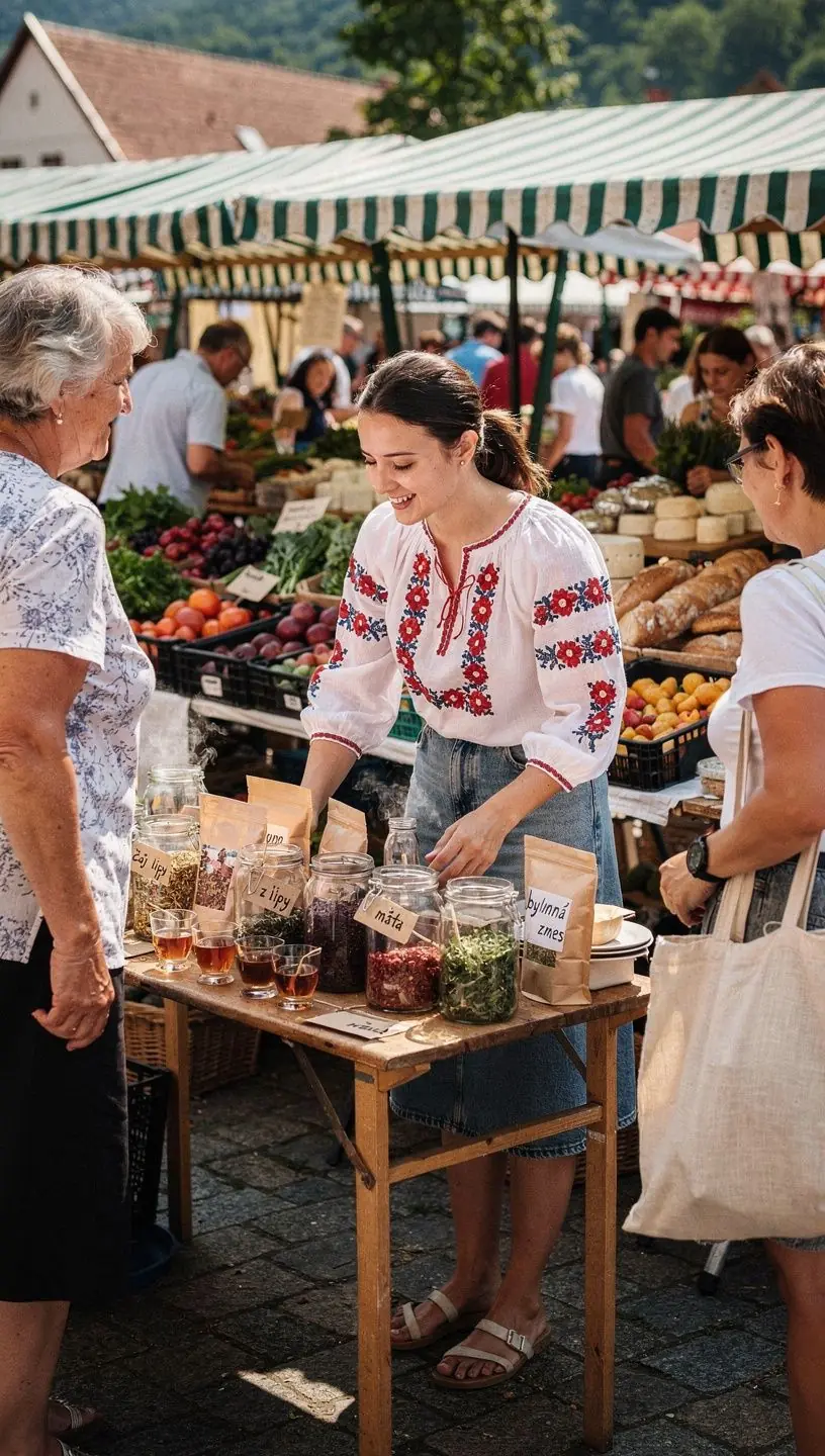 Zelený čaj s bylinkami z tradičnej slovenskej zbierky